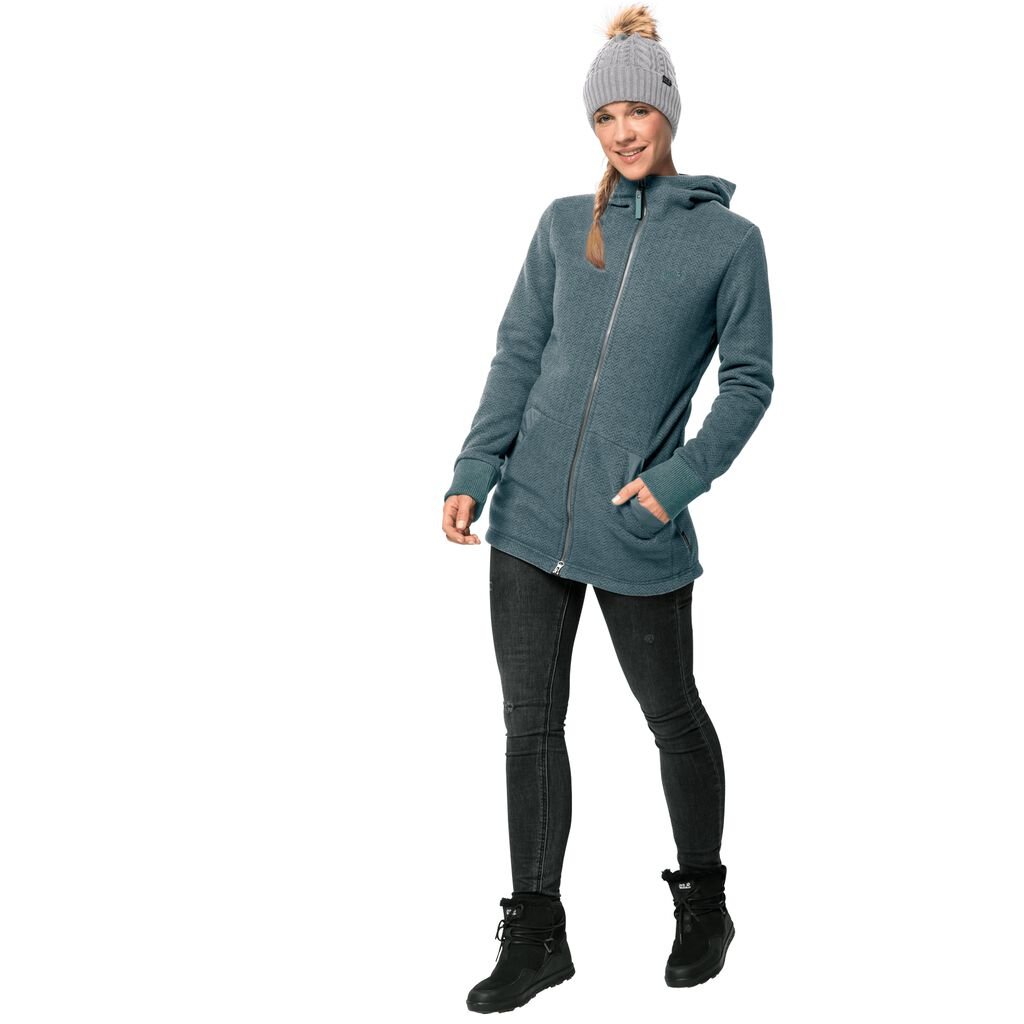 Jack Wolfskin PATAN LONG Vestes Femme Vert Clair - LZVIDTQ-16